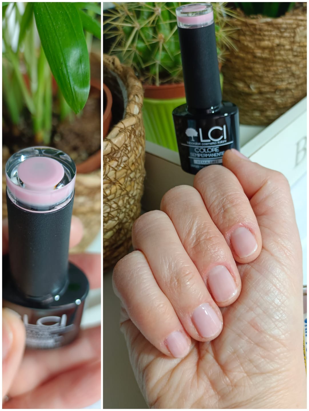Customer photo review of Smalto Semipermanente LCI -  Rosa velato Lattiginoso