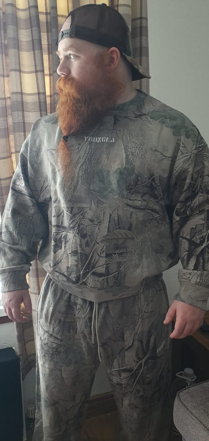 Customer photo review of 5206 - Tree Camo Collection - Crewnecks