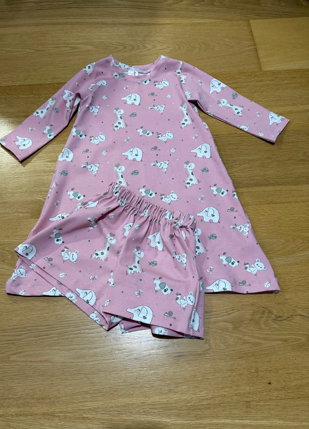Customer photo review of Tiny Zoo Cotton Jersey Fabric