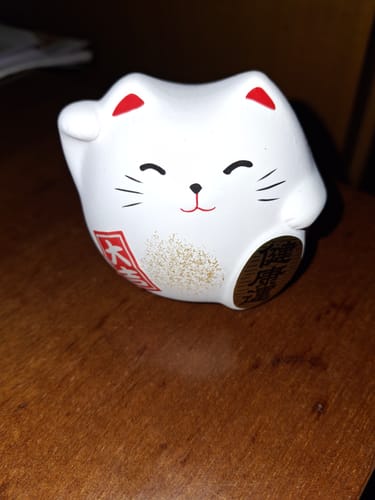 Customer photo review of Maneki Neko Bianco - Rotondo