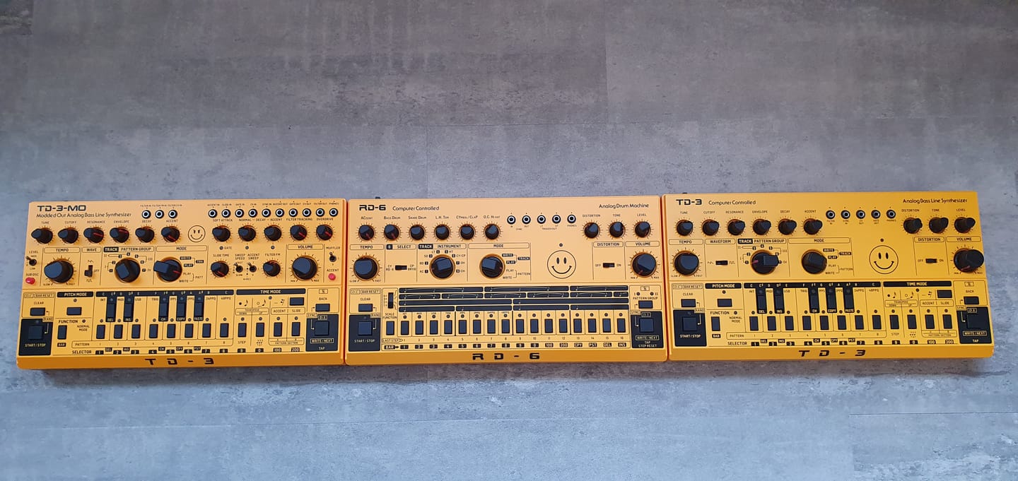 Customer photo review of Behringer TD-3 Patterns Vol.1