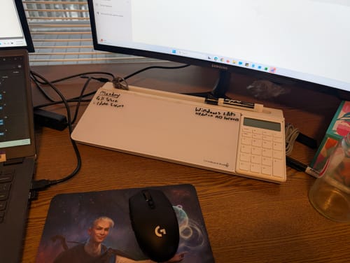 Customer photo review of DeskBoard Buddy