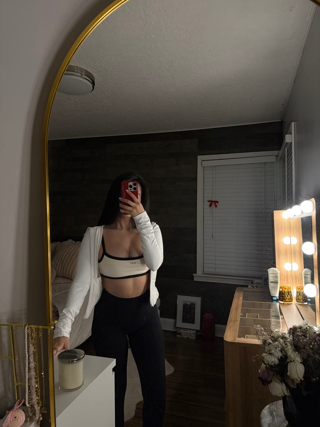 Customer photo review of The Micro Bra / Cream-Black