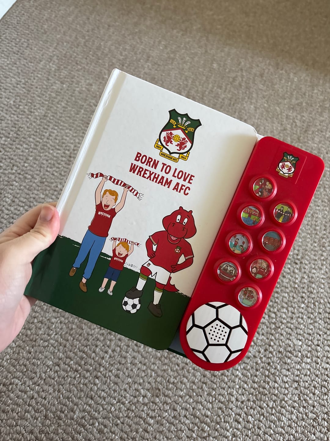 Customer photo review of Wrexham AFC Fan Chants Sound Book
