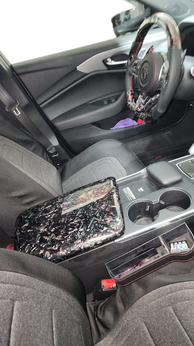 Customer photo review of 2021-2025 TLX Aspec Type S Carbon Fiber Arm Rest
