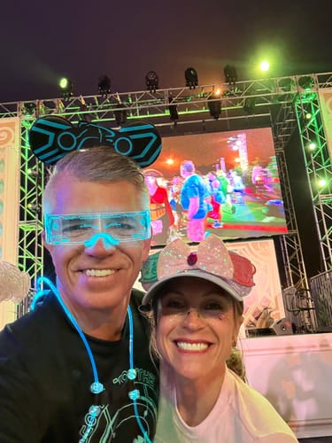 Customer photo review of Tron Mickey Ears for Men