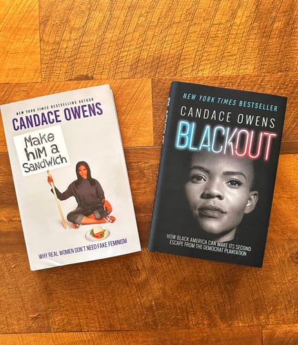 Customer photo review of Make Him A Sandwich & Blackout Signed Bundle (2-Pack)