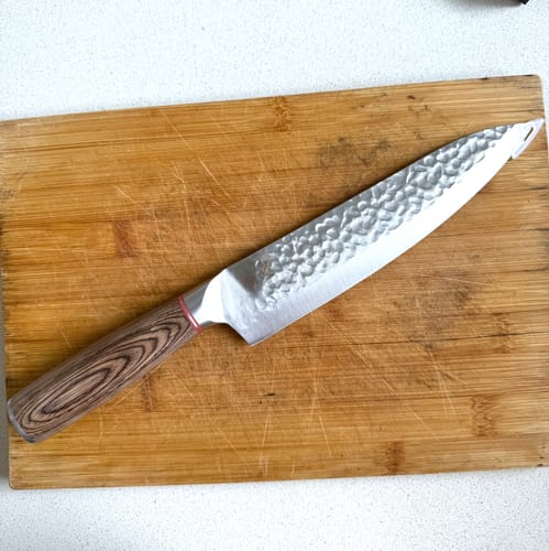 Customer photo review of Cuchillo Parrillero de Acero Inoxidable 33cm "Huemul"