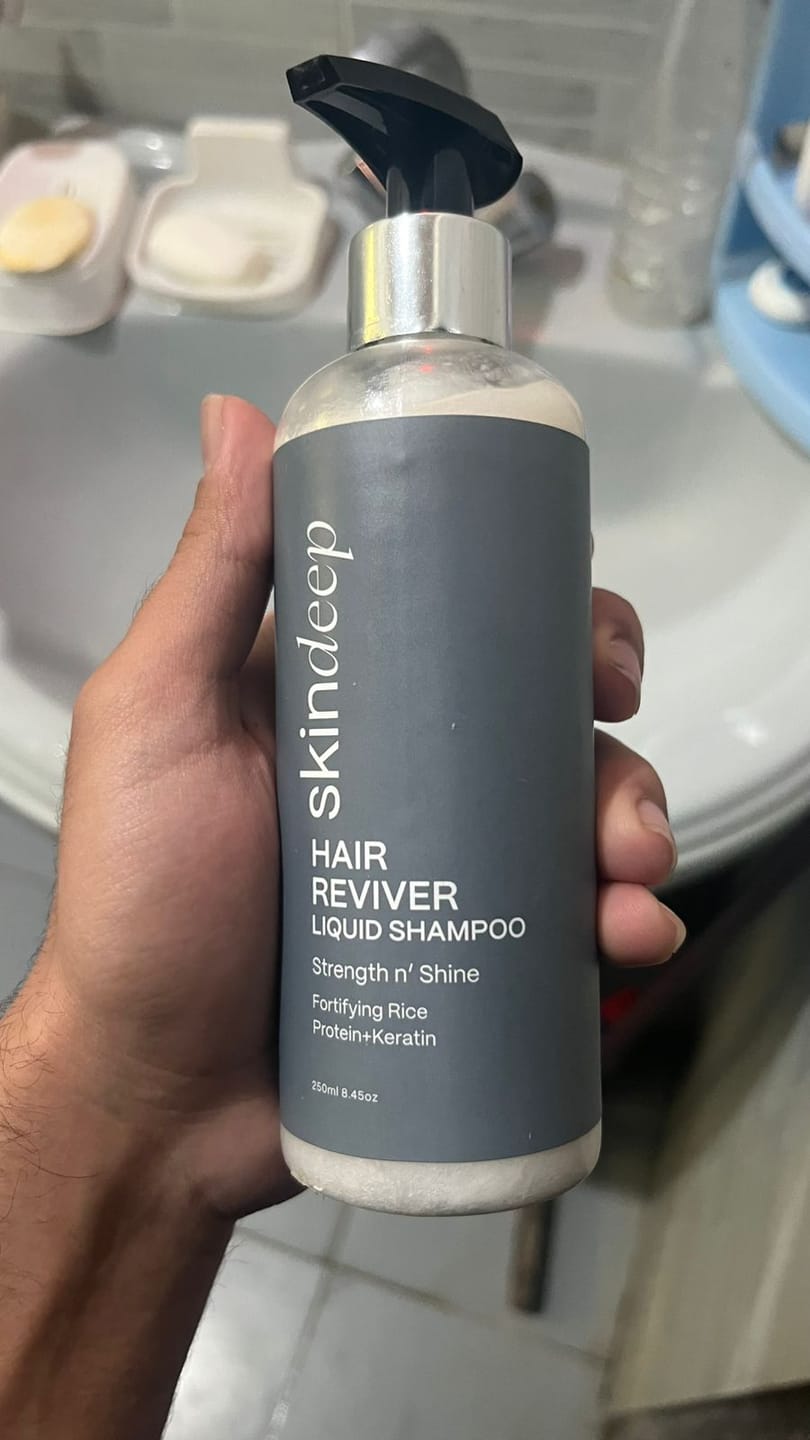 Customer photo review of HAIR REVIVER - Rice Protein Liquid Shampoo