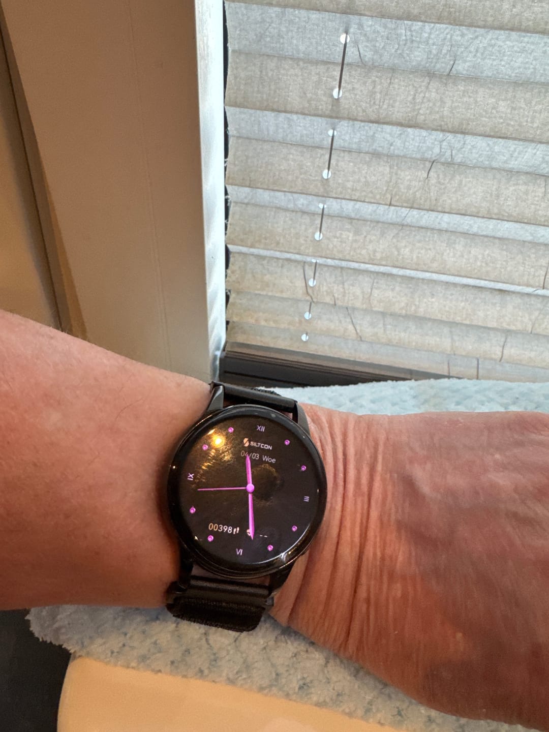 Customer photo review of Siltcon® Auréa Smartwatch Dames Zwart