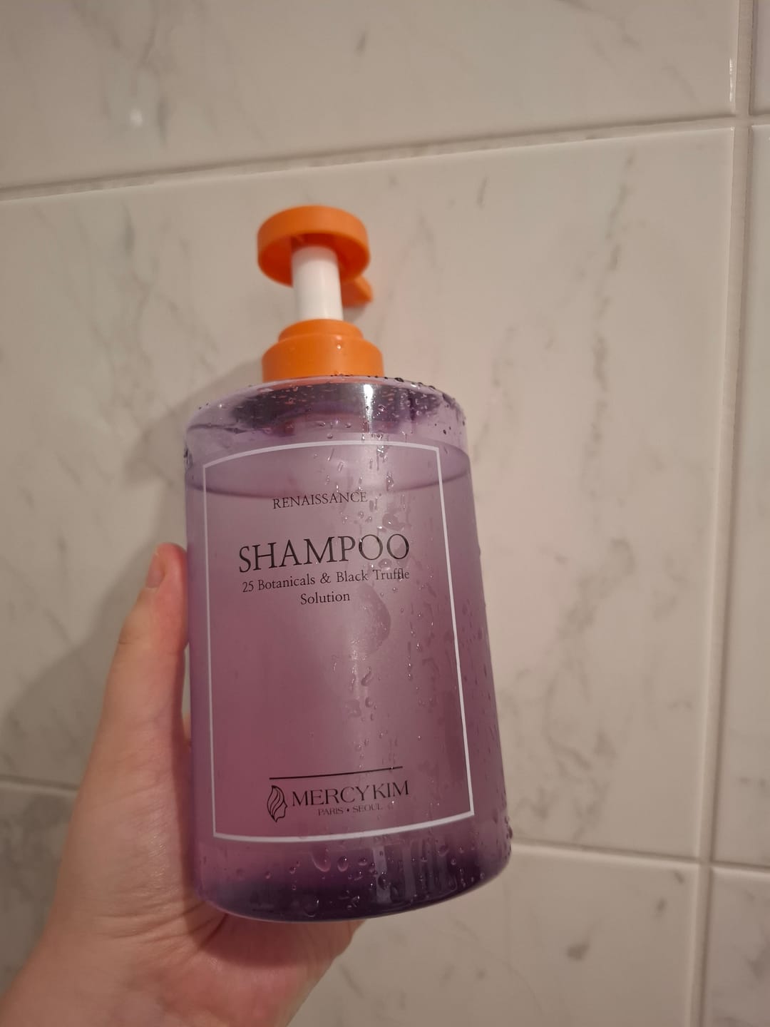 Customer photo review of Mercy Kim - Shampoing Renaissance - 500ml