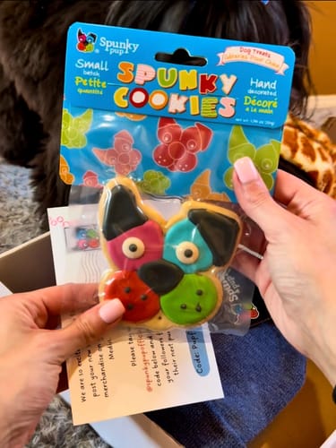 Customer photo review of Frosted Cookies for Dogs