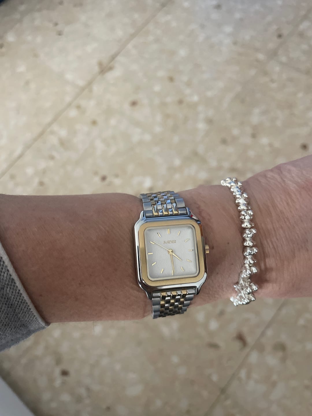 Customer photo review of Macy Gold Silver