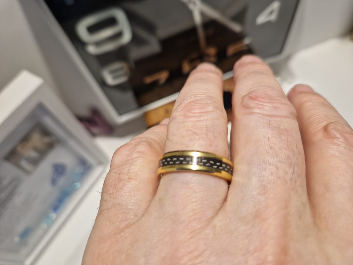 Customer photo review of The Third Dimension 8mm Wonder Ring