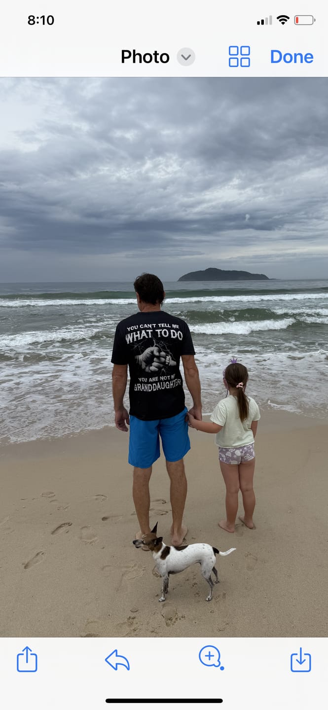 Customer photo review of My Granddaughter Premium Fit Mens Tee