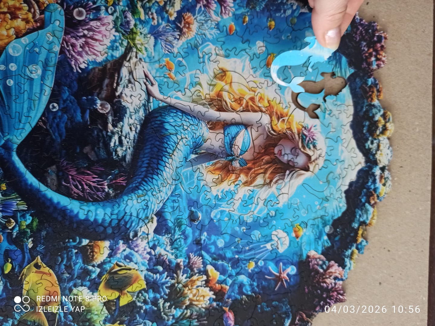 Customer photo review of Deniz Kızı - Ahşap Puzzle