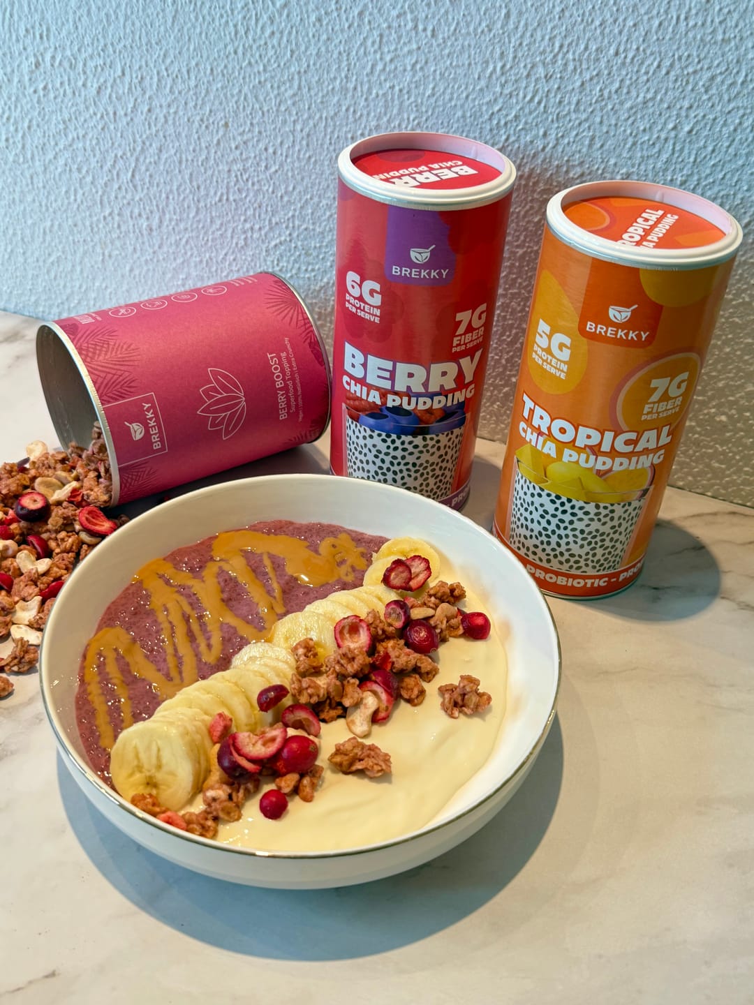 Customer photo review of Chia Pudding Berry