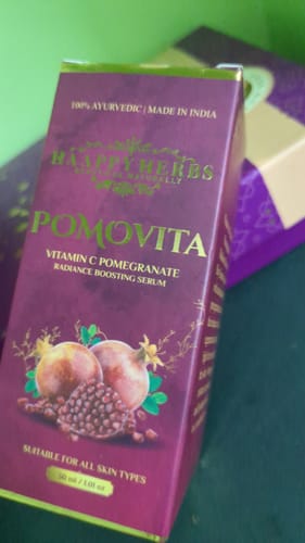 Customer photo review of Pomovita Vitamin C Radiance Boosting Serum