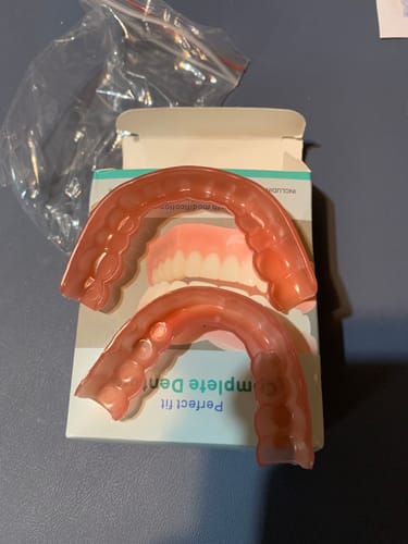 Customer photo review of 🦷  Fit Full Functional DenturesMake you more confident-Made in the USA & FDA-Certified