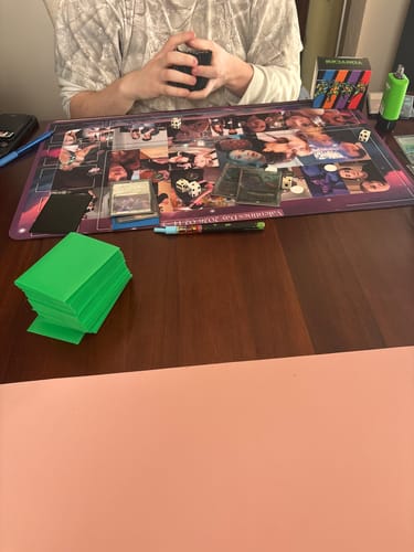 Customer photo review of Custom Playmat (24" x 14")
