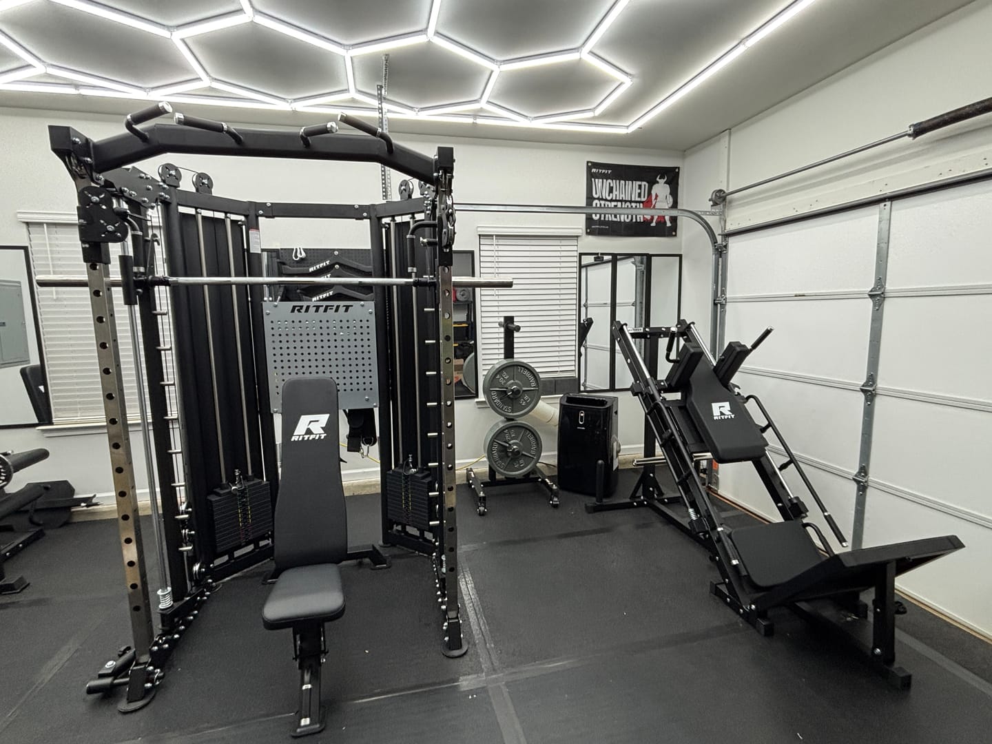 Customer photo review of RitFit BLP01 45 Degree 3-In-1 Leg Press Hack Squat and Calf Raise Machine
