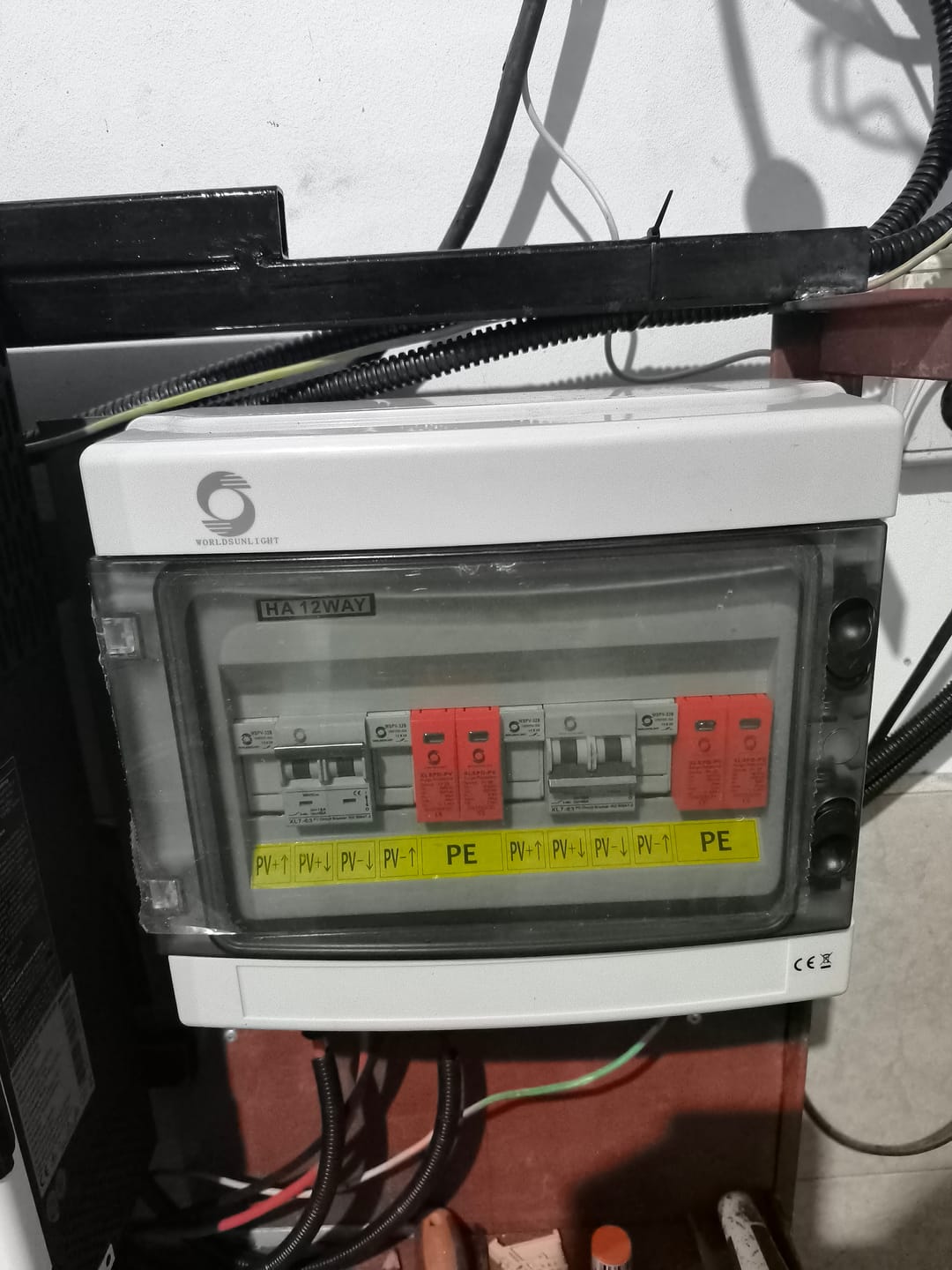 Customer photo review of Tablou sigurante pentru kiturile fotovoltaice 15A 500V cu doua stringuri