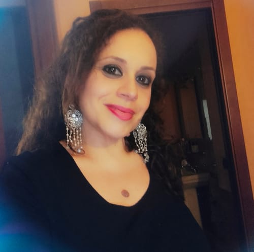 Customer photo review of Orecchini Cascata