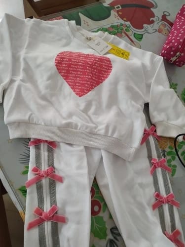 Customer photo review of Love Sweatshirt Jogger Set