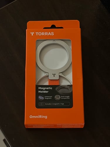 Customer photo review of TORRAS OmniRing Braided Strap Magnetic Ring Adjustable Phone Grip & Kickstand