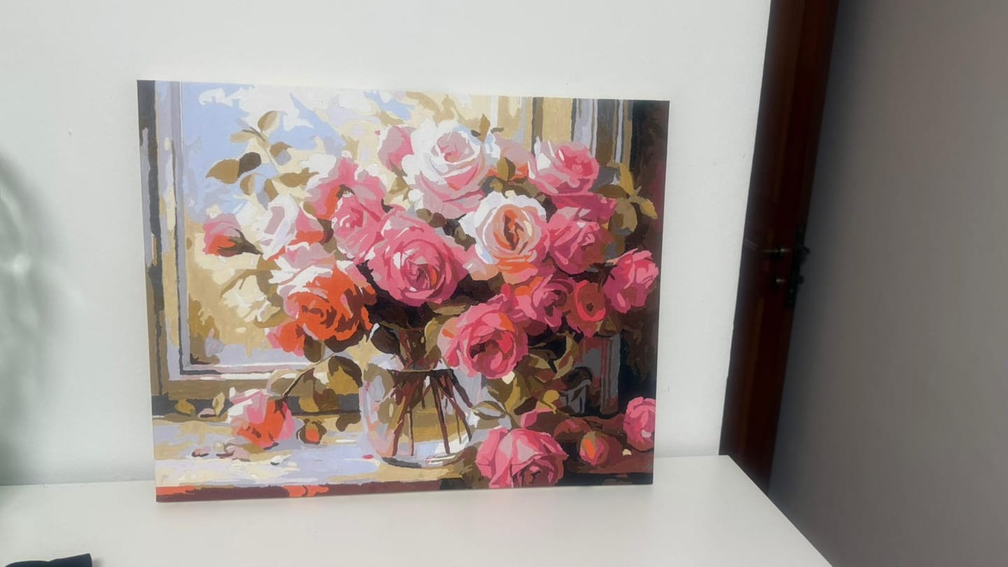 Customer photo review of Numbered Roses