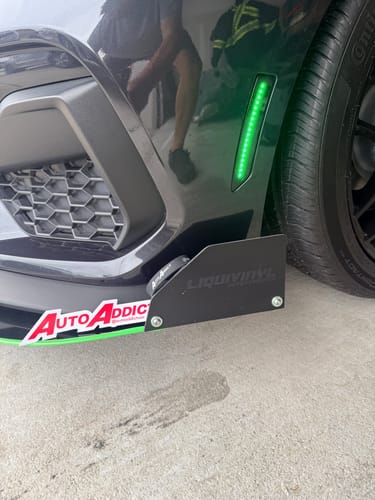 Customer photo review of 2024-2026 Ford Mustang S650 RGB Smoke LED Side Markers