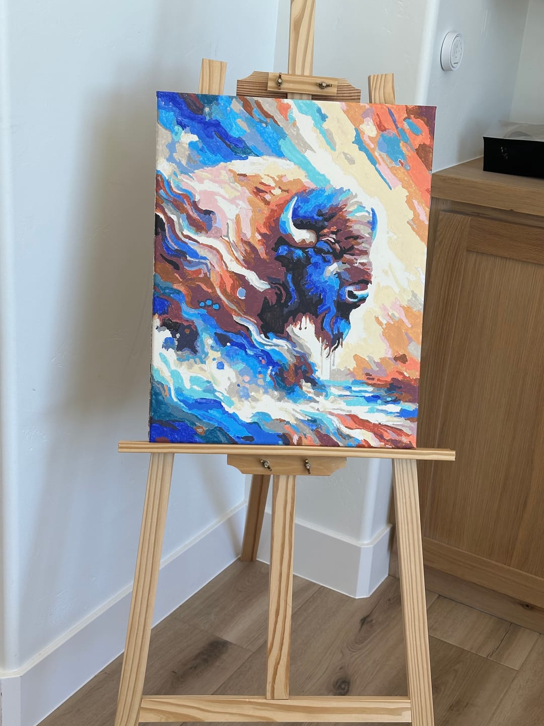 Customer photo review of Paint by Numbers - Color impression buffalo
