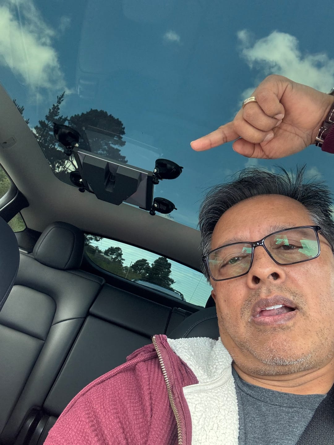 Customer photo review of Ravion®  Suction Cup Battery Mount