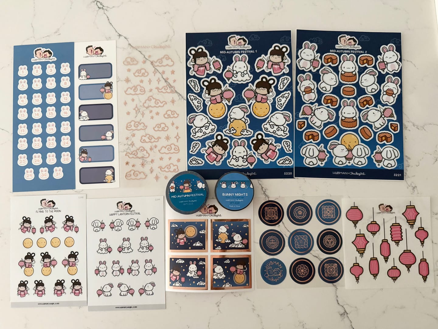 Customer photo review of Mid-Autumn Festival Variety Sticker Pack