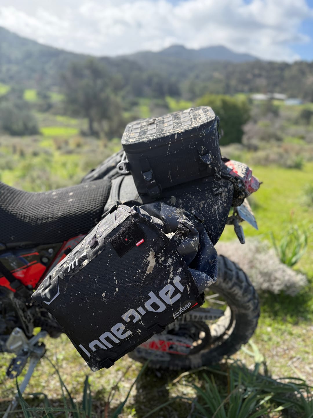 Customer photo review of ADVBags 70 – Rackless Saddle Bags