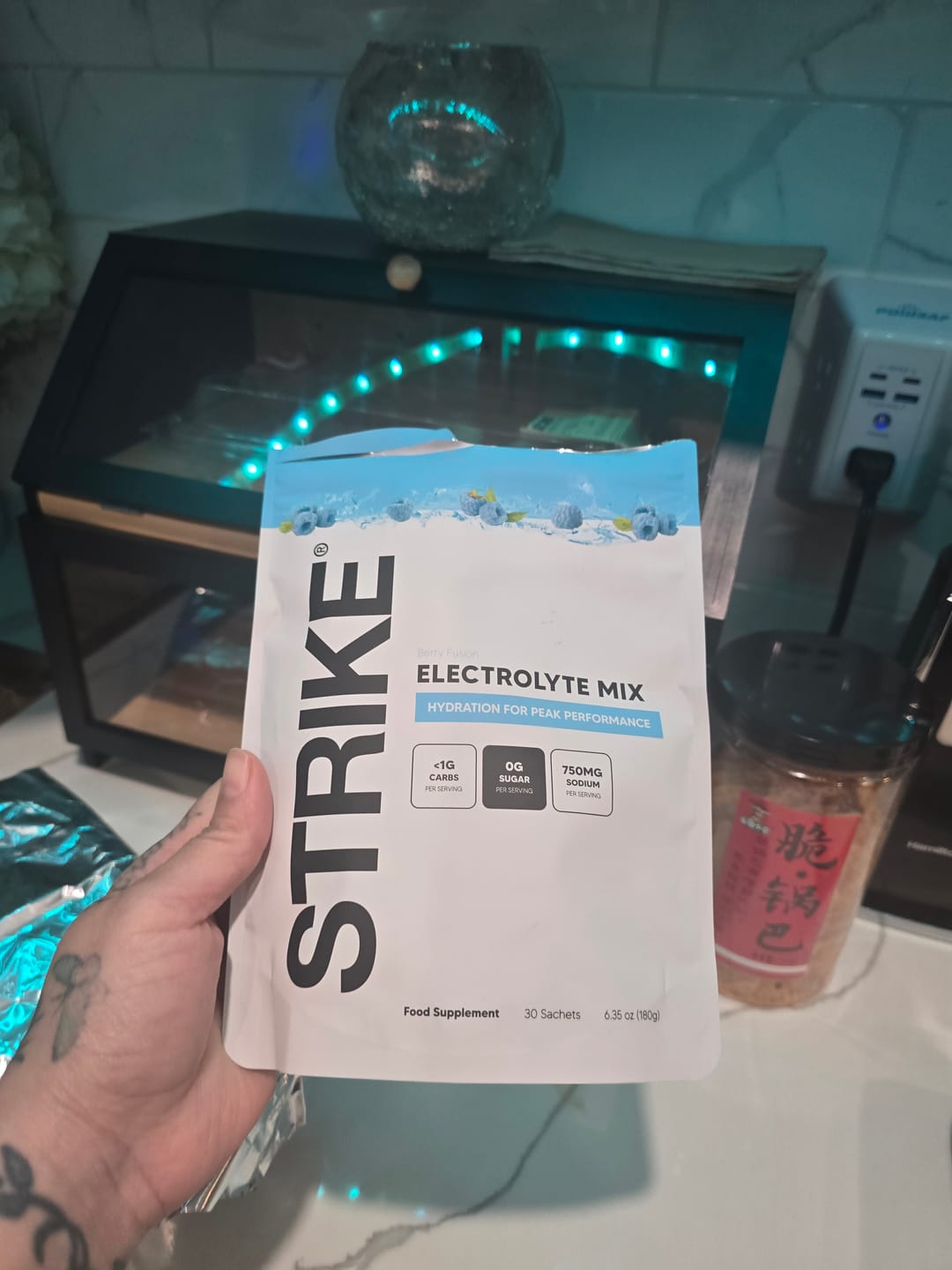 Customer photo review of Strike Electrolytes