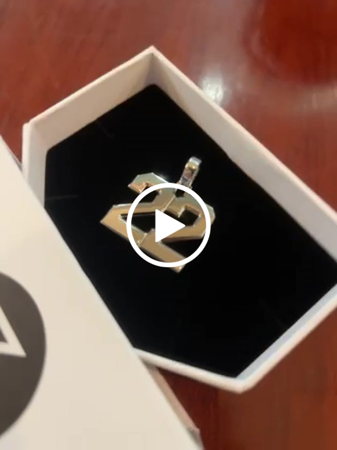 Customer video review of Signature Jersey Number Pendant in Silver