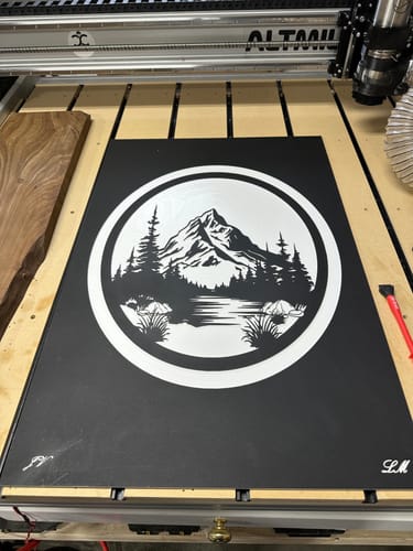 Customer photo review of 1/16" x 3/8" O'Flute - 1/8" Shank - OF1025