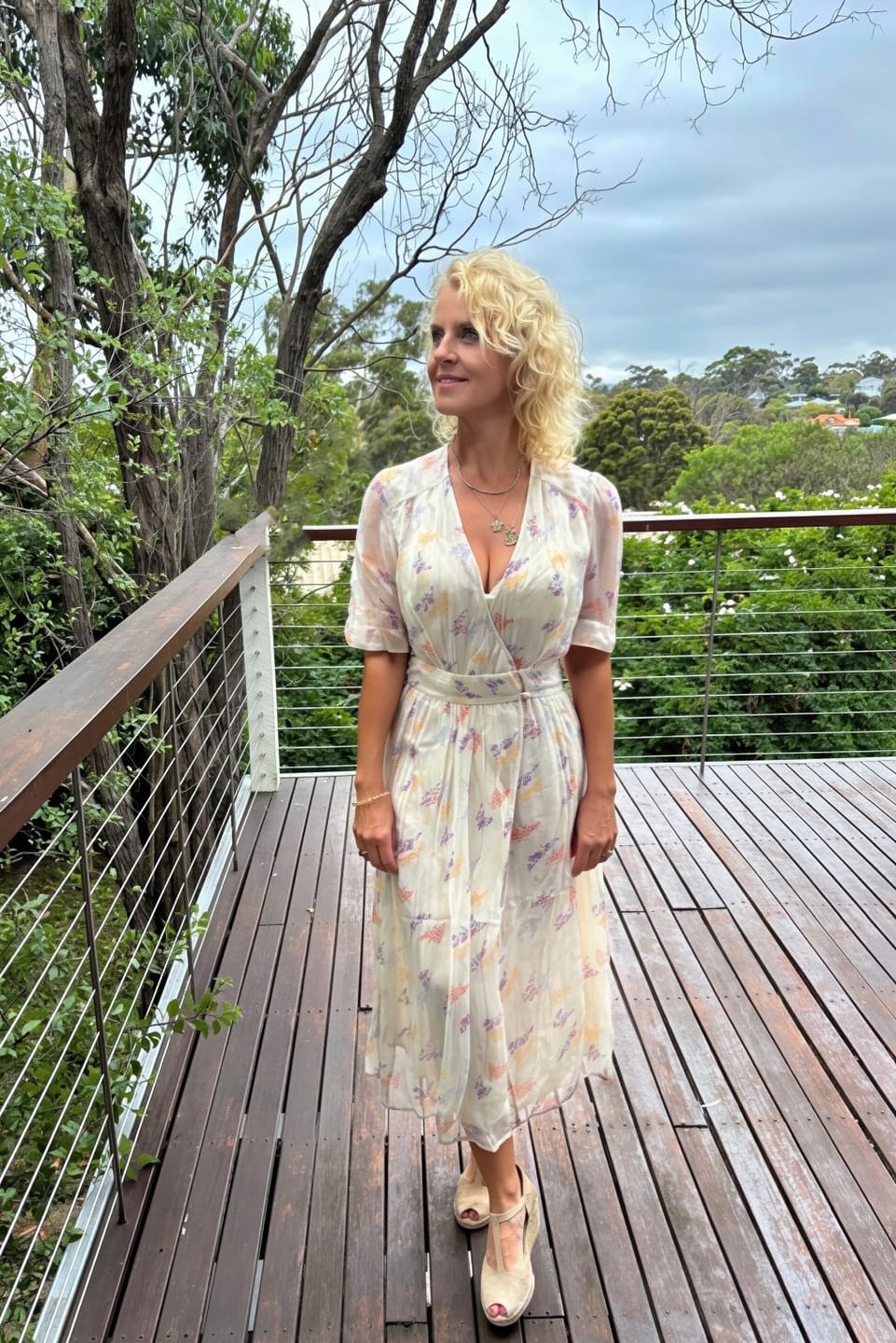 Customer photo review of Brigitte dress butterfly print