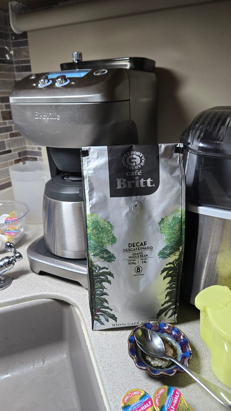 Customer photo review of COSTA RICAN DECAFFEINATED COFFEE 2LB