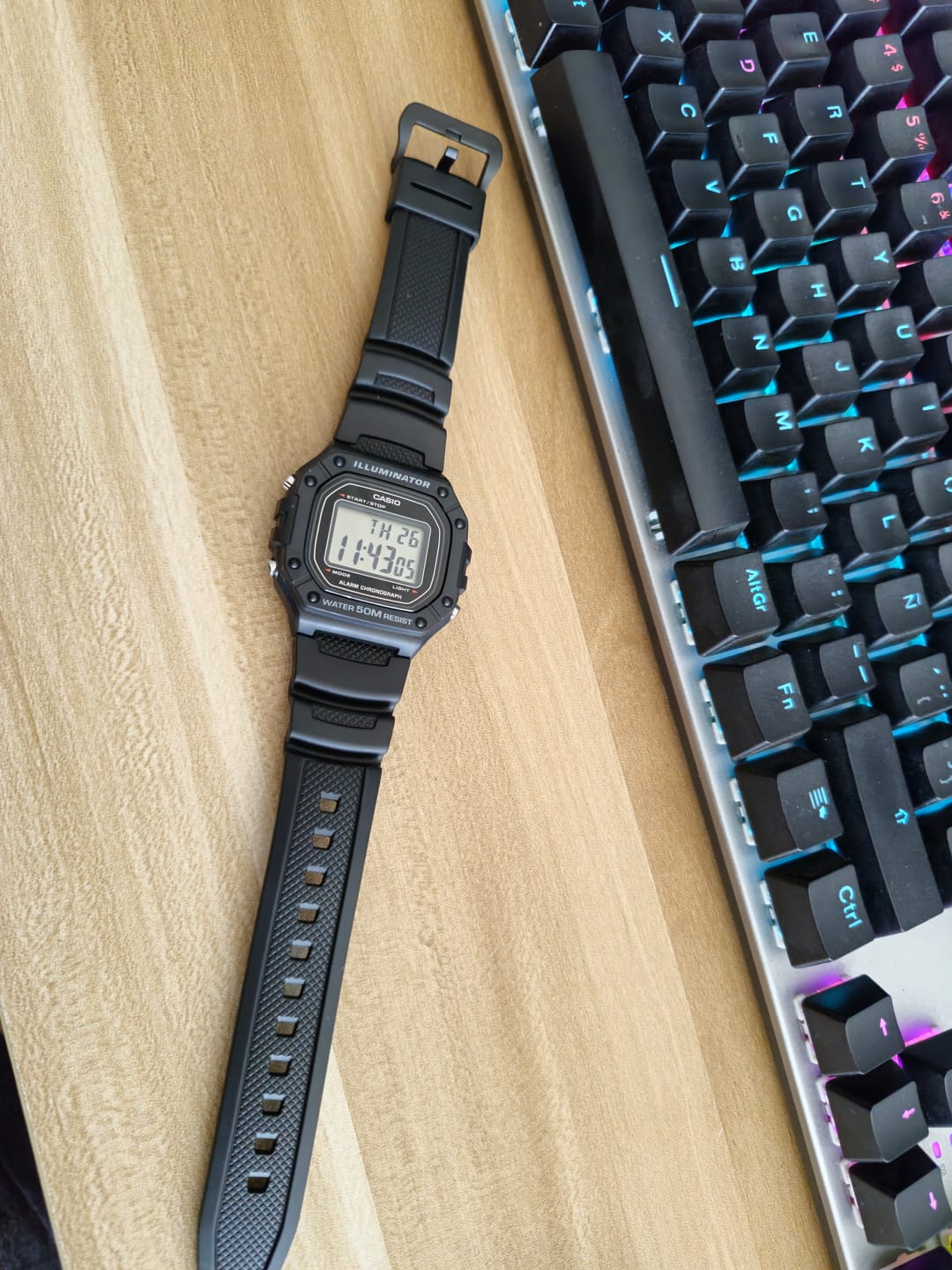 Customer photo review of Reloj Casio Vintage W-218H-1AVDF Negro