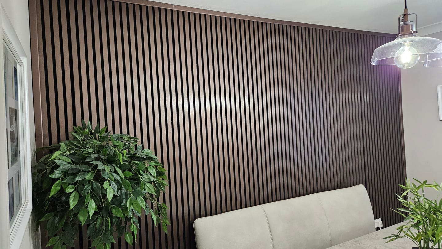 Customer photo review of Acoustic Wall Panel End Trim (Multiple Colours)