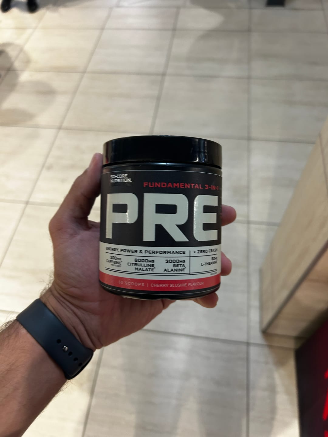 Customer photo review of Fundamental 3-in-1 PRE Cherry Slushie - 300g | 60 scoops