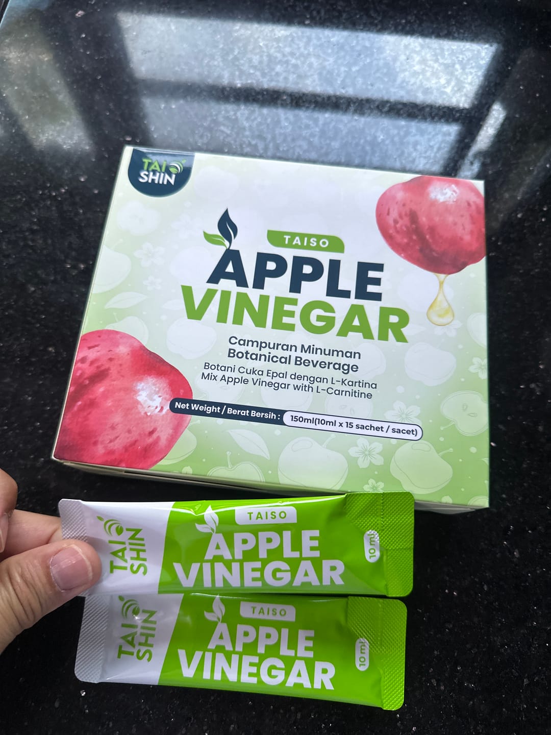 Customer photo review of Taishou Apple Cider Gummies