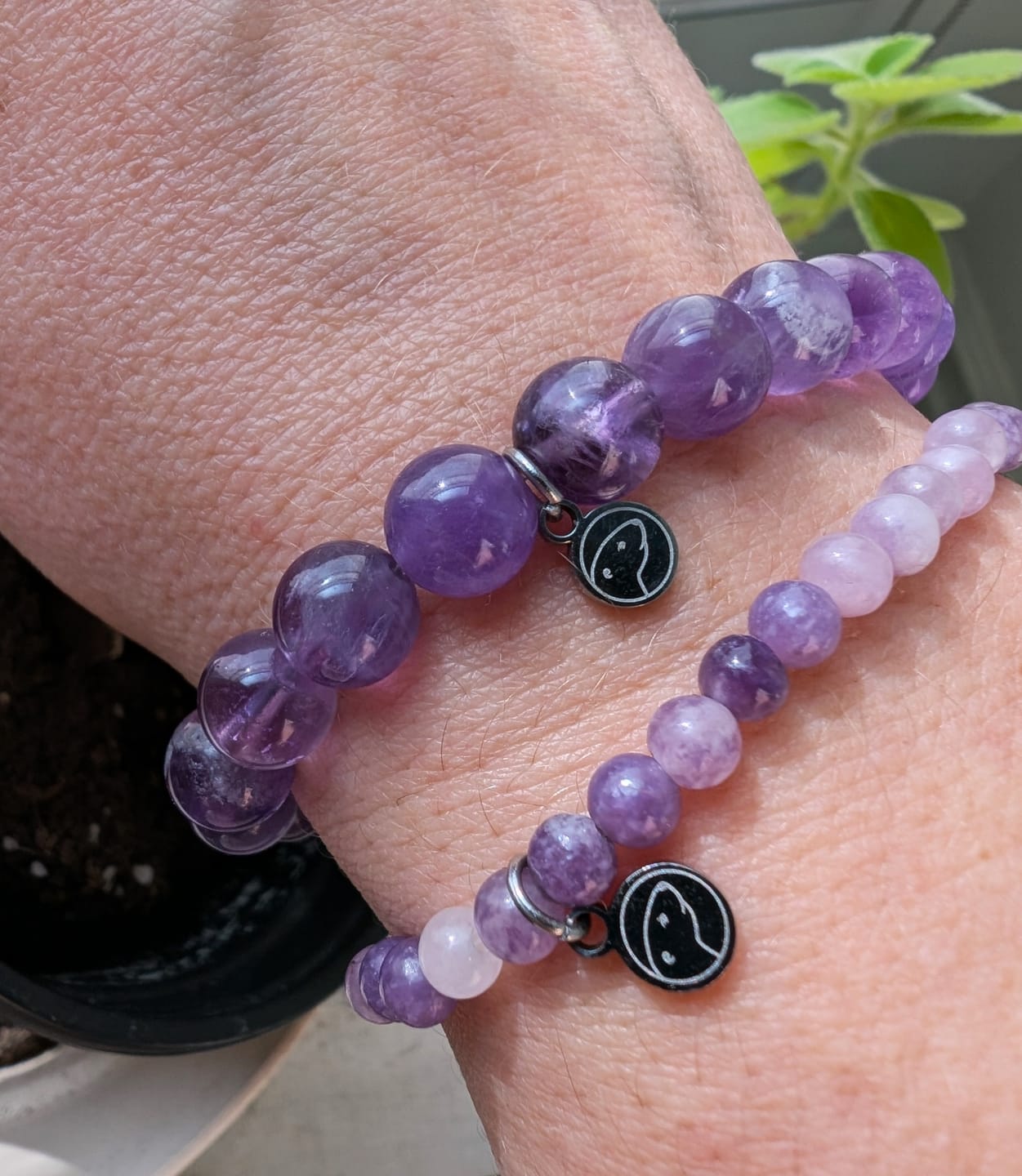 Customer photo review of Amethyst Bracelet