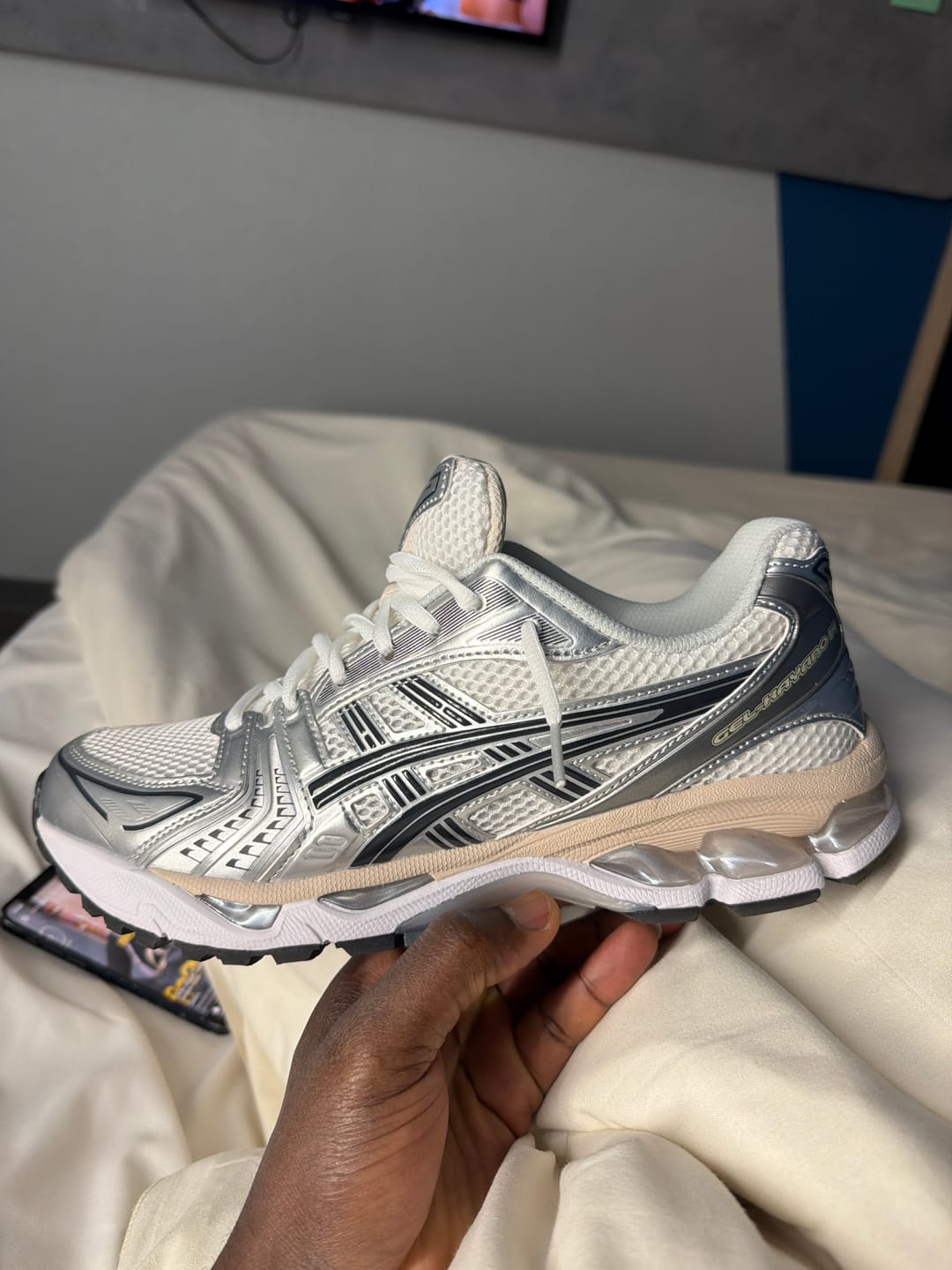 Customer photo review of Asics Gel-Kayano 14 White Graphite Grey