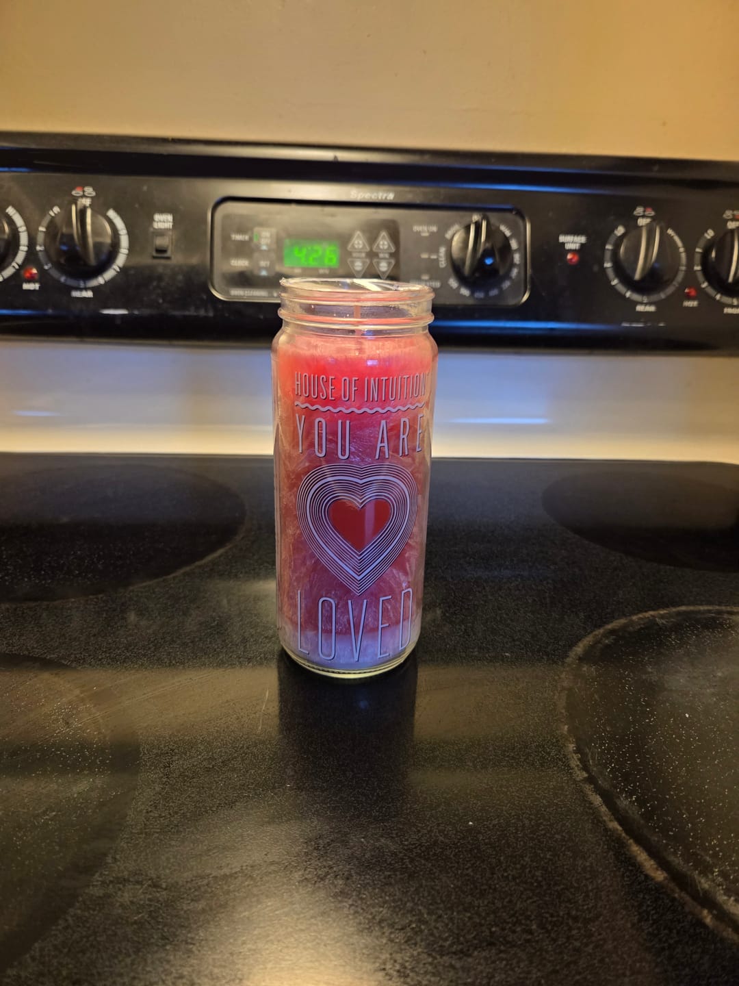 Customer photo review of You Are Loved Magic Candle