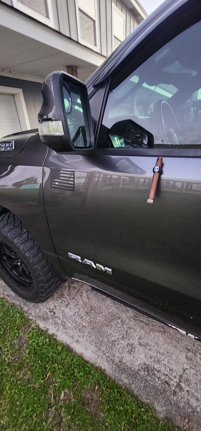 Customer photo review of Stogie Magnet - Magnetic Cigar Holder