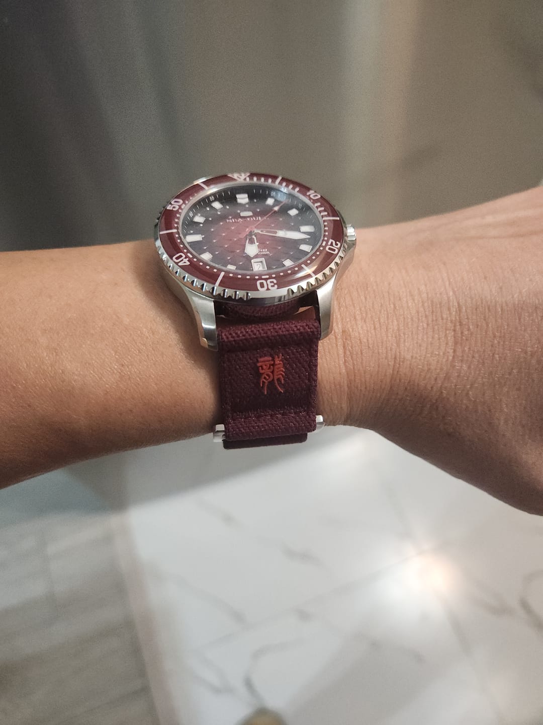 Customer photo review of Ocean Series | Dragon Kings of the Four Seas | Dive | Dual Strap | 44mm