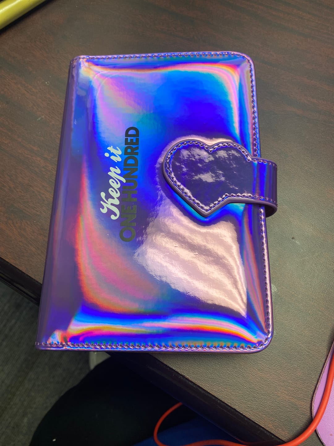 Customer photo review of 100 Envelope Binder - Purple